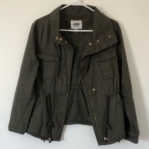 army green military jacket